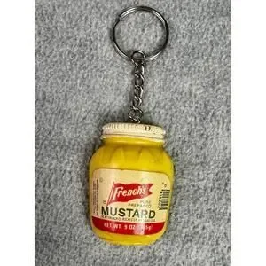 Other | Mustard Jar Keychain Cryptid Food Charm Weirdcore Condiment Toy ...